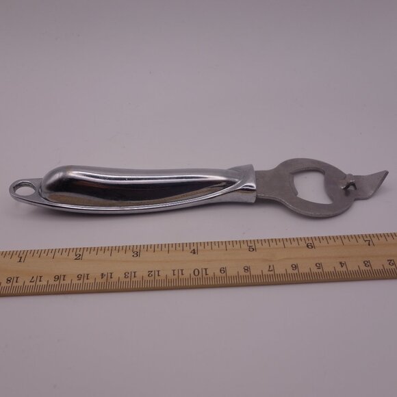 Stainless Steel India Cocktail Strainer and Bottle Opener/Can Opener - Picture 3 of 16